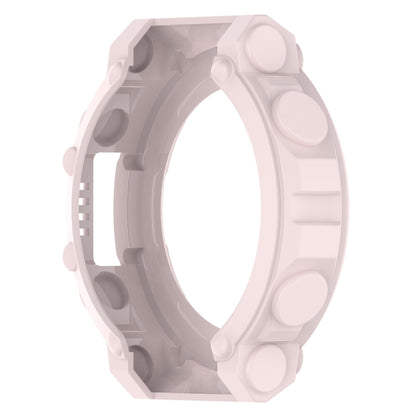 For Amazfit T-Rex 2 Armor Hollow TPU Watch Case(Light Pink) - Watch Cases by buy2fix | Online Shopping UK | buy2fix