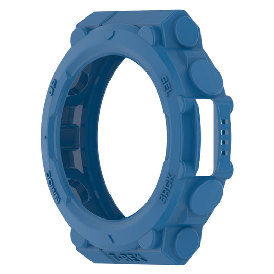 For Amazfit T-Rex 2 Armor Hollow TPU Watch Case(Dark Blue) - Watch Cases by buy2fix | Online Shopping UK | buy2fix