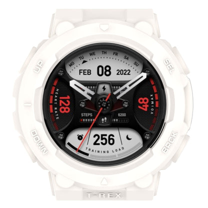 For Amazfit T-Rex 2 Armor Hollow TPU Watch Case(Lvory White) - Watch Cases by buy2fix | Online Shopping UK | buy2fix