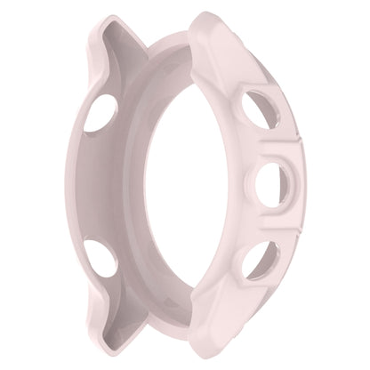 For Garmin Forerunner 955 Armor Hollow TPU Watch Case(Light Pink) - Watch Cases by buy2fix | Online Shopping UK | buy2fix