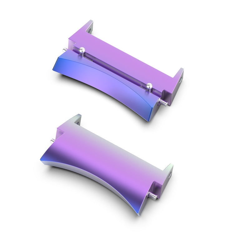 For Samsung Galaxy Watch 5 / Watch 5 Pro / Watch 4 / Watch 4 Classic 1 Pair Universal Metal Watch Band Connectors(Colorful) - Other Parts by buy2fix | Online Shopping UK | buy2fix