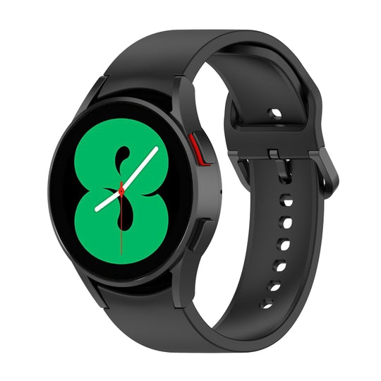 For Samsung Galaxy Watch 5 44mm Official Silicone Watch Band, Size:L(Black)