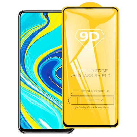 For Xiaomi Redmi Note 9 Pro 9D Full Glue Full Screen Tempered Glass Film