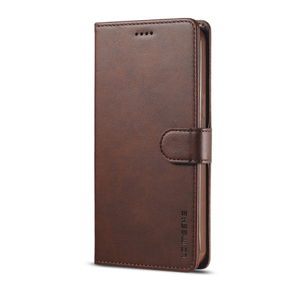 For iPhone 14 Plus LC.IMEEKE Calf Texture Horizontal Flip Leather Case (Brown) - iPhone 14 Plus Cases by LC.IMEEKE | Online Shopping UK | buy2fix