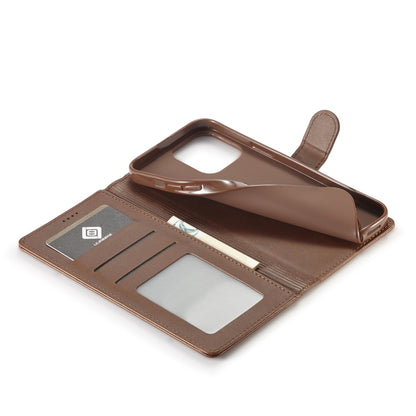 For iPhone 14 Pro LC.IMEEKE Calf Texture Horizontal Flip Leather Case(Brown) - iPhone 14 Pro Cases by LC.IMEEKE | Online Shopping UK | buy2fix