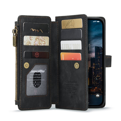 For iPhone 14 Pro Max CaseMe C30 Multifunctional Phone Leather Case (Black) - iPhone 14 Pro Max Cases by CaseMe | Online Shopping UK | buy2fix