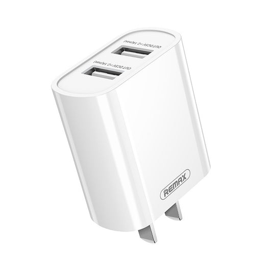 REMAX Jane Series RP-U35 2.1A Dual USB Port Charger, Specification:CN Plug(White) - USB Charger by REMAX | Online Shopping UK | buy2fix
