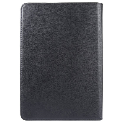 For 7 inch Tablet 360 Degree Rotation Litchi Texture Flip Leather Tablet Case(Black) - 7 inch by buy2fix | Online Shopping UK | buy2fix