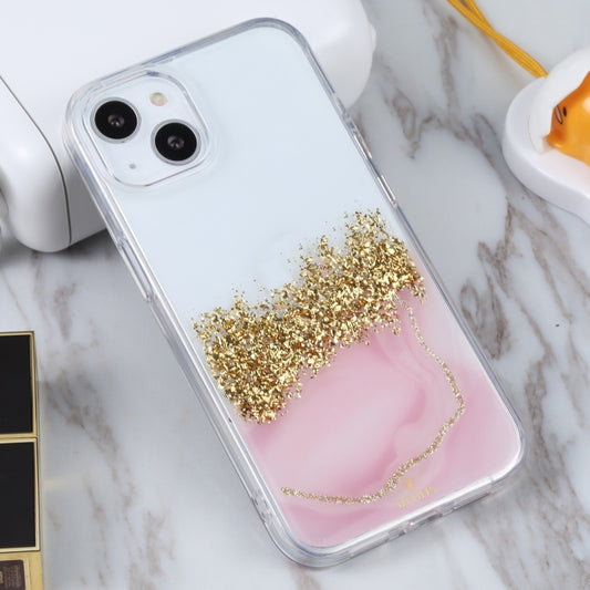 For iPhone 14 DFANS DESIGN Dual-color Starlight Shining Phone Case (Pink) - iPhone 14 Cases by DFANS DESIGN | Online Shopping UK | buy2fix