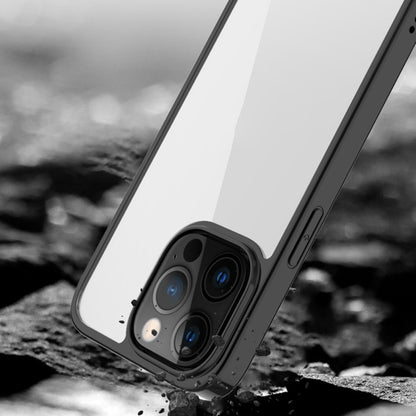 For iPhone 14 Mutural Jiantou Series Electroplating Phone Case (Black) - iPhone 14 Cases by Mutural | Online Shopping UK | buy2fix