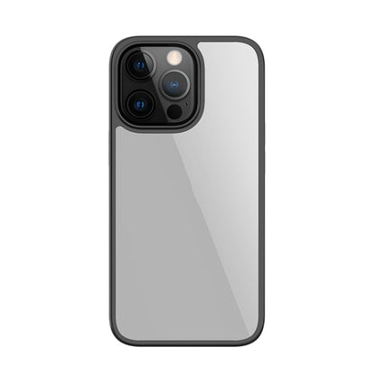 For iPhone 14 Pro Mutural Jiantou Series Electroplating Phone Case(Black) - iPhone 14 Pro Cases by Mutural | Online Shopping UK | buy2fix
