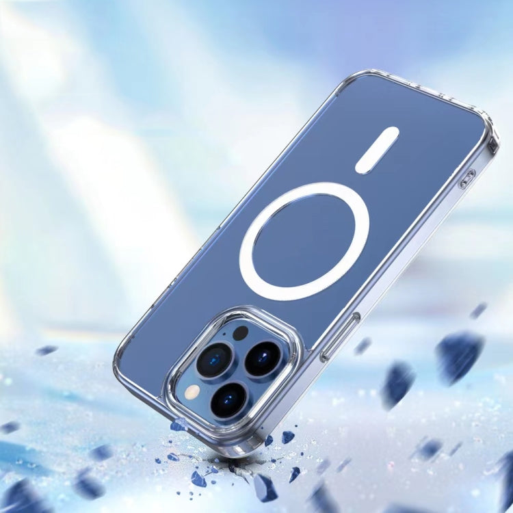 For iPhone 14 Pro Mutural Jingtou Series MagSafe Magnetic Phone Case(Clear) - iPhone 14 Pro Cases by Mutural | Online Shopping UK | buy2fix