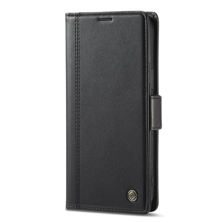For iPhone 14 Plus LC.IMEEKE Magnetic Buckle Leather Phone Case (Black) - iPhone 14 Plus Cases by LC.IMEEKE | Online Shopping UK | buy2fix