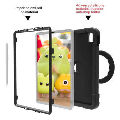 For iPad Pro 11 (2020) PC + Silicone Shockproof Combination Tablet Case with 360 Degree Rotating Holder & Handle(Black) - iPad Pro 11 (2020) Cases by buy2fix | Online Shopping UK | buy2fix