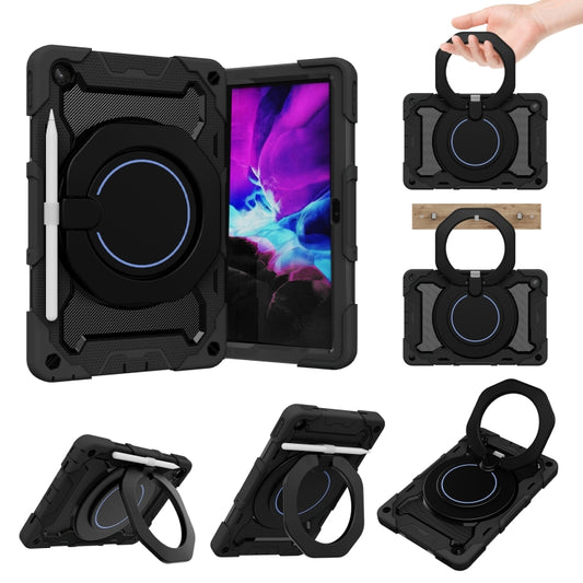 For Lenovo Tab M10 Plus 3rd Gen Armor Contrast Color Silicone + PC Tablet Case(Black) - Lenovo by buy2fix | Online Shopping UK | buy2fix