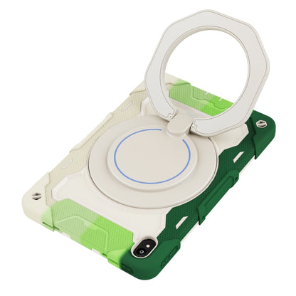 For Lenovo Tad P11 Armor Contrast Color Silicone + PC Tablet Case(Colorful Green) - Lenovo by buy2fix | Online Shopping UK | buy2fix