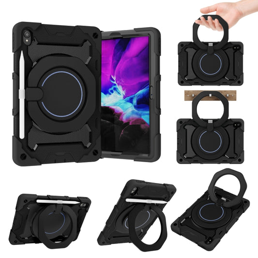 For Lenovo Tad P11 Armor Contrast Color Silicone + PC Tablet Case(Black) - Lenovo by buy2fix | Online Shopping UK | buy2fix