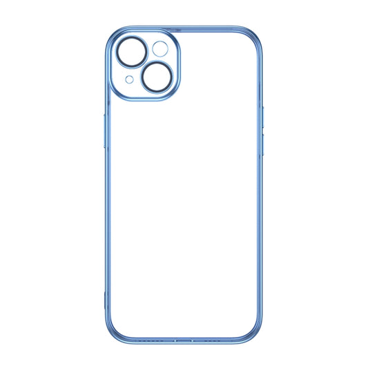 For iPhone 14 Plus TOTUDESIGN AA-155 Series Electroplating TPU Phone Case (Blue) - iPhone 14 Plus Cases by TOTUDESIGN | Online Shopping UK | buy2fix