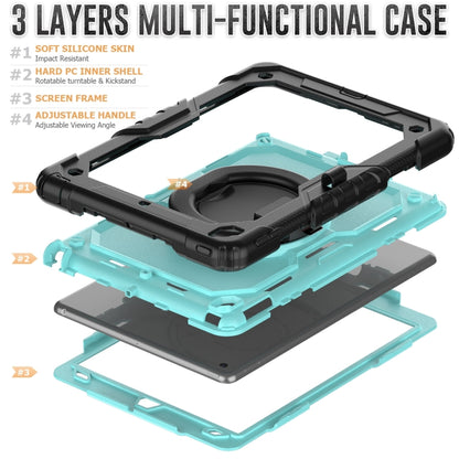 For iPad 10.2 2021 / 2020 / 2019 Bracelet Holder Silicone + PC Tablet Case(Light Blue) - iPad 10.2 Cases by buy2fix | Online Shopping UK | buy2fix