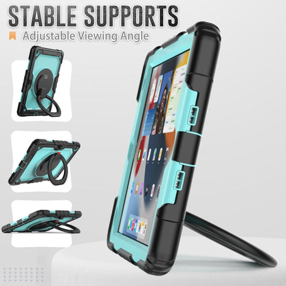 For iPad 10.2 2021 / 2020 / 2019 Bracelet Holder Silicone + PC Tablet Case(Light Blue) - iPad 10.2 Cases by buy2fix | Online Shopping UK | buy2fix