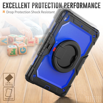 For iPad 10.2 2021 / 2020 / 2019 Bracelet Holder Silicone + PC Tablet Case(Dark Blue) - iPad 10.2 Cases by buy2fix | Online Shopping UK | buy2fix