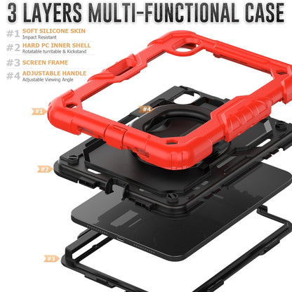 For iPad mini 2024 / mini 6 Bracelet Holder Silicone + PC Tablet Case(Red) - iPad mini 6 Cases by buy2fix | Online Shopping UK | buy2fix