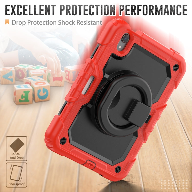 For iPad mini 2024 / mini 6 Bracelet Holder Silicone + PC Tablet Case(Red) - iPad mini 6 Cases by buy2fix | Online Shopping UK | buy2fix