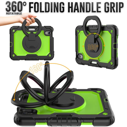 For iPad mini 2024 / mini 6 Bracelet Holder Silicone + PC Tablet Case(Yellow Green) - iPad mini 6 Cases by buy2fix | Online Shopping UK | buy2fix