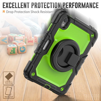 For iPad mini 2024 / mini 6 Bracelet Holder Silicone + PC Tablet Case(Yellow Green) - iPad mini 6 Cases by buy2fix | Online Shopping UK | buy2fix