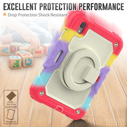 For iPad mini 2024 / mini 6 Bracelet Holder Silicone + PC Tablet Case(Colorful Red) - iPad mini 6 Cases by buy2fix | Online Shopping UK | buy2fix
