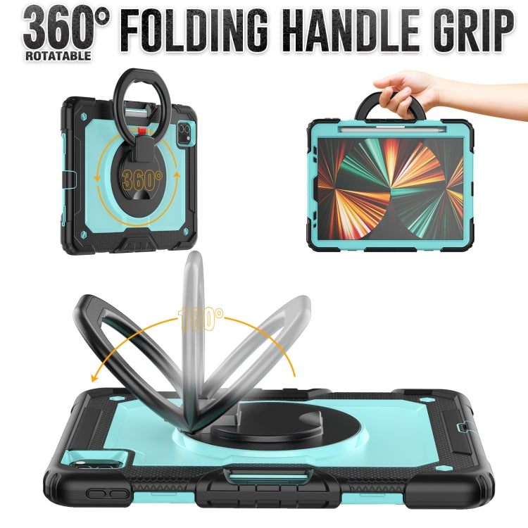 For iPad Pro 11 2022 / 2021 Bracelet Holder Silicone + PC Tablet Case For iPad Pro 11(Light Blue) - iPad Pro 11 (2022/2021) Cases by buy2fix | Online Shopping UK | buy2fix