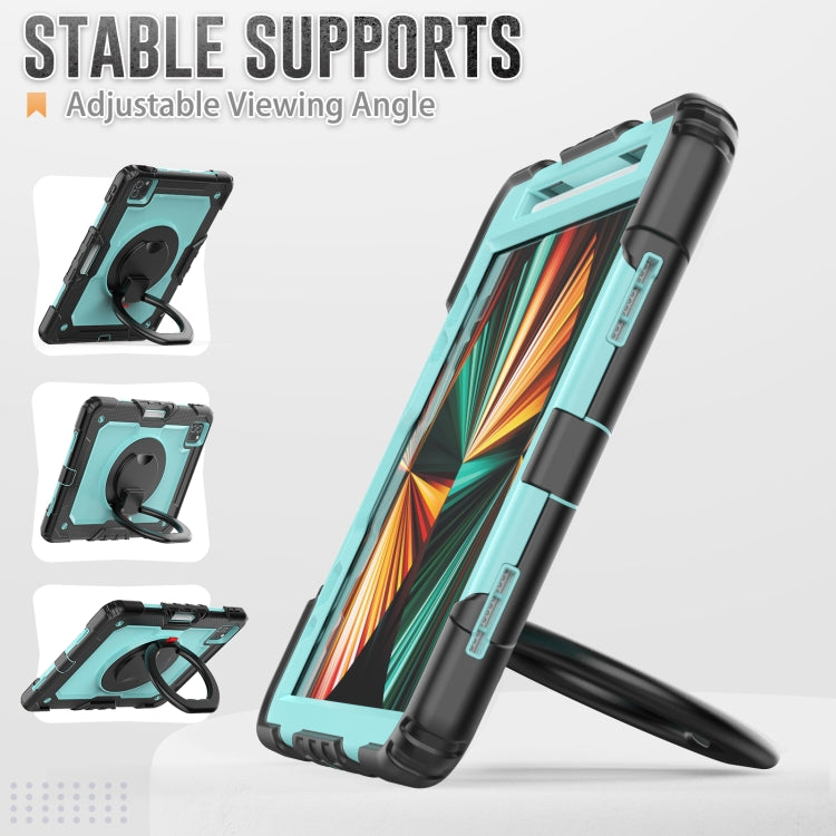 For iPad Pro 11 2022 / 2021 Bracelet Holder Silicone + PC Tablet Case For iPad Pro 11(Light Blue) - iPad Pro 11 (2022/2021) Cases by buy2fix | Online Shopping UK | buy2fix