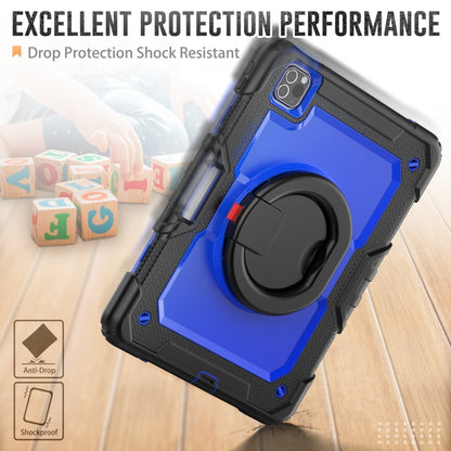 For iPad Pro 11 2022 / 2021 Bracelet Holder Silicone + PC Tablet Case For iPad Pro 11(Dark Blue) - iPad Pro 11 (2022/2021) Cases by buy2fix | Online Shopping UK | buy2fix
