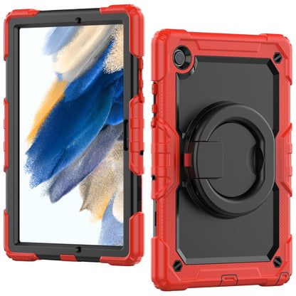 For Samsung Galaxy Galaxy Tab A8 Bracelet Holder Silicone + PC Tablet Case(Red) - Other Galaxy Tab PC by buy2fix | Online Shopping UK | buy2fix