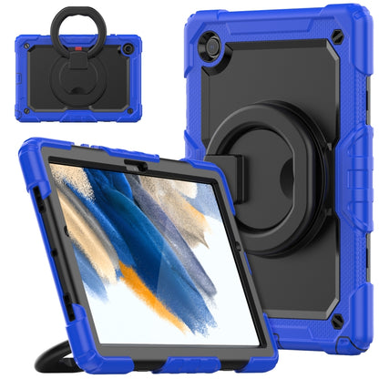 For Samsung Galaxy Galaxy Tab A8 Bracelet Holder Silicone + PC Tablet Case(Blue) - Other Galaxy Tab PC by buy2fix | Online Shopping UK | buy2fix