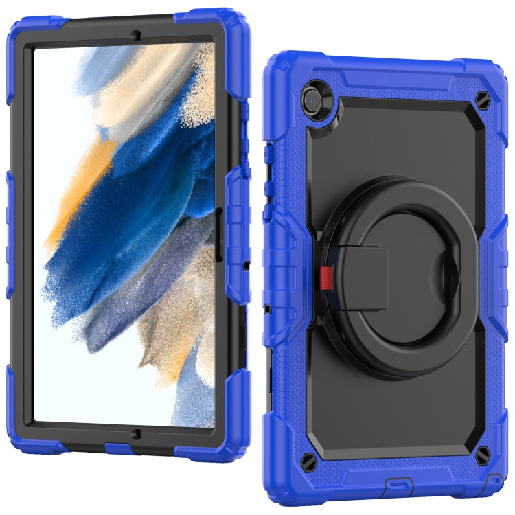 For Samsung Galaxy Galaxy Tab A8 Bracelet Holder Silicone + PC Tablet Case(Blue) - Other Galaxy Tab PC by buy2fix | Online Shopping UK | buy2fix