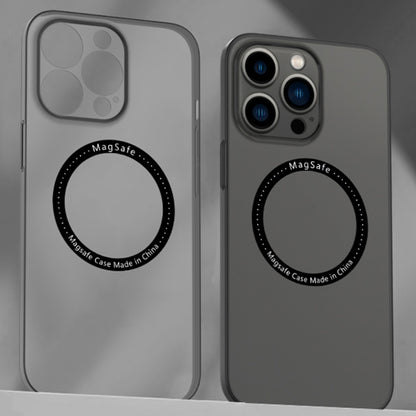 For iPhone 14 Magnetic Magsafe PC Shockproof Phone Case (Black) by buy2fix