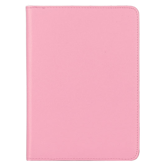 For iPad Air 13 2024 / iPad Pro 12.9 2022 / 2021 / 2020 Litchi Texture Horizontal Flip 360 Degrees Rotation Leather Tablet Case with Holder(Pink) - iPad Pro 12.9 (2022/2021) Cases by buy2fix | Online Shopping UK | buy2fix