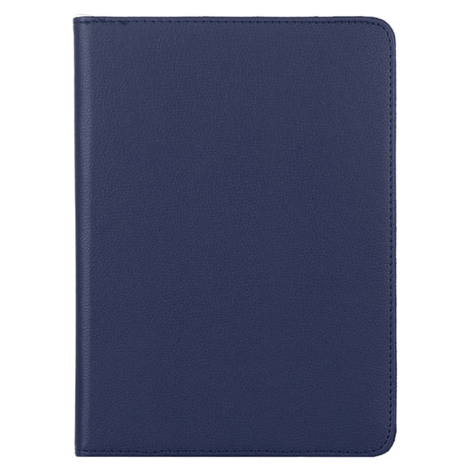For iPad Air 13 2024 / iPad Pro 12.9 2022 / 2021 / 2020 Litchi Texture Horizontal Flip 360 Degrees Rotation Leather Tablet Case with Holder(Blue) - iPad Pro 12.9 (2022/2021) Cases by buy2fix | Online Shopping UK | buy2fix