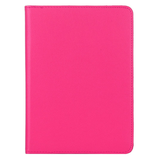 For iPad Air 13 2024 / iPad Pro 12.9 2022 / 2021 / 2020 Litchi Texture Horizontal Flip 360 Degrees Rotation Leather Tablet Case with Holder(Rose Red) - iPad Pro 12.9 (2022/2021) Cases by buy2fix | Online Shopping UK | buy2fix