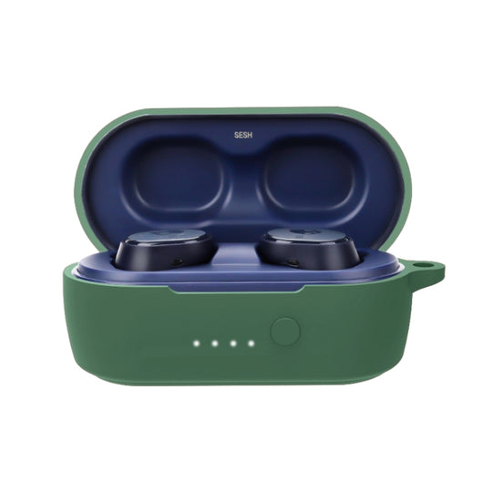Little Magic Bean Bluetooth Earphone Silicone Case For Skullcandy Sesh Evo(Dark Green)