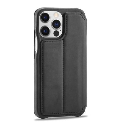 For iPhone 14 Plus LC.IMEEKE Hon Ancient Series Flip Leather Phone Case (Black) - iPhone 14 Plus Cases by LC.IMEEKE | Online Shopping UK | buy2fix