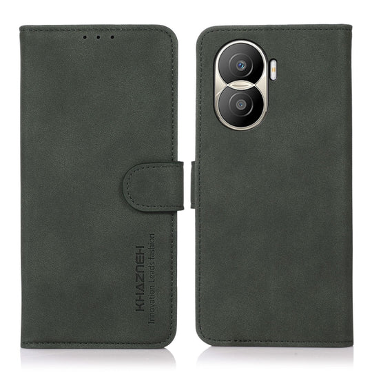 For Huawei Honor X40i KHAZNEH Matte Texture Leather Phone Case(Green)