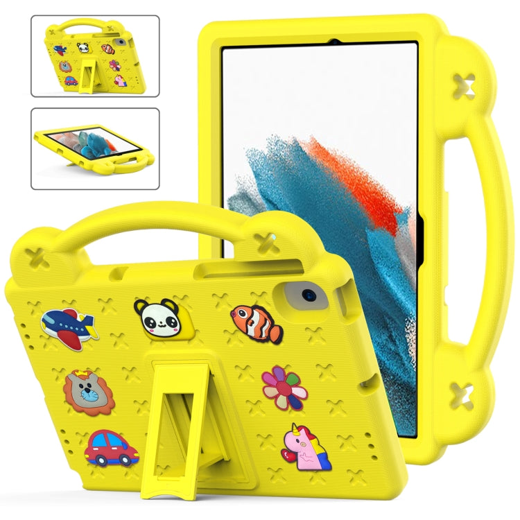 Handle Kickstand Children EVA Shockproof Tablet Case For Samsung Galaxy Tab A8 10.5 2022/2021 / Lenovo Tab M10 Plus 3rd Gen TB125FU 2022 10.6 inch / Huawei MatePad Pro 2021/2019 / Nokia T20 10.36 2021(Yellow) - Other Galaxy Tab PC by buy2fix | Online Shopping UK | buy2fix
