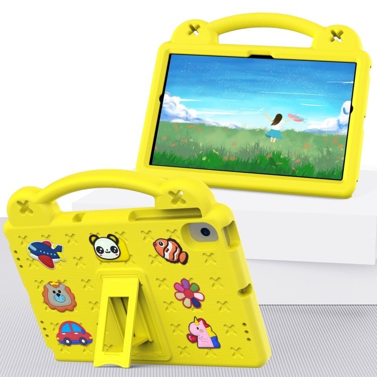 Handle Kickstand Children EVA Shockproof Tablet Case For Samsung Galaxy Tab A8 10.5 2022/2021 / Lenovo Tab M10 Plus 3rd Gen TB125FU 2022 10.6 inch / Huawei MatePad Pro 2021/2019 / Nokia T20 10.36 2021(Yellow) - Other Galaxy Tab PC by buy2fix | Online Shopping UK | buy2fix
