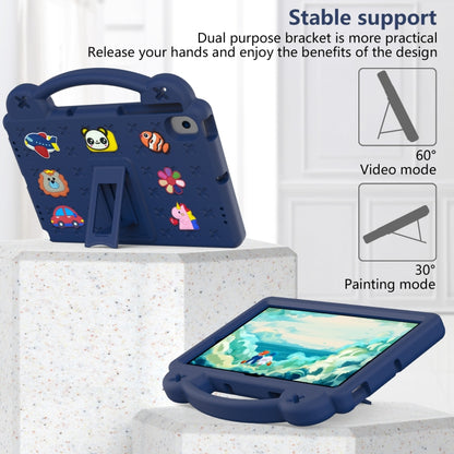 Handle Kickstand Children EVA Shockproof Tablet Case For Samsung Galaxy Tab A8 10.5 2022/2021 / Lenovo Tab M10 Plus 3rd Gen TB125FU 2022 10.6 inch / Huawei MatePad Pro 2021/2019 / Nokia T20 10.36 2021(Navy Blue) - Other Galaxy Tab PC by buy2fix | Online Shopping UK | buy2fix