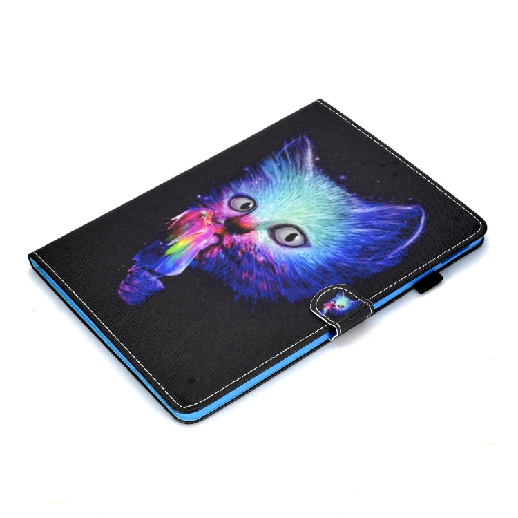 For iPad Pro 11 2020 Sewing Thread TPU Left and Right Flat Leather Tablet Case with Sleep Function & Card Slot & Buckle Anti-skid Strip and Pen Cover(Symphony) - iPad Pro 11 (2020) Cases by buy2fix | Online Shopping UK | buy2fix