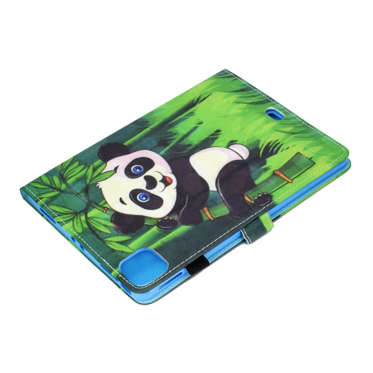 For iPad Pro 11 2020 Sewing Thread TPU Left and Right Flat Leather Tablet Case with Sleep Function & Card Slot & Buckle Anti-skid Strip and Pen Cover(Hug Bear) - iPad Pro 11 (2020) Cases by buy2fix | Online Shopping UK | buy2fix