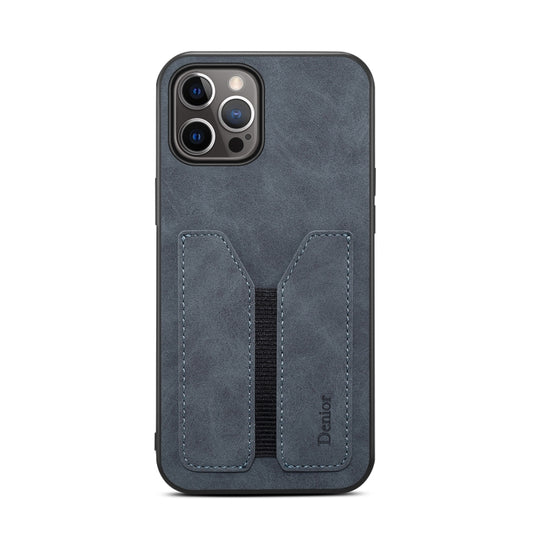 For iPhone 13 Pro Max Denior Elastic Card Slot PU + TPU Phone Case (Grey) - iPhone 13 Pro Max Cases by Denior | Online Shopping UK | buy2fix
