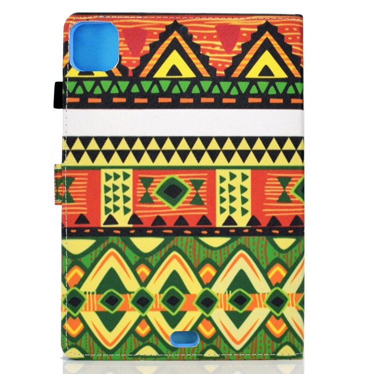 For iPad Pro 11 2020 Sewing Thread TPU Left and Right Flat Leather Tablet Case with Sleep Function & Card Slot & Buckle Anti-skid Strip and Pen Cover(Democratic Style) - iPad Pro 11 (2020) Cases by buy2fix | Online Shopping UK | buy2fix